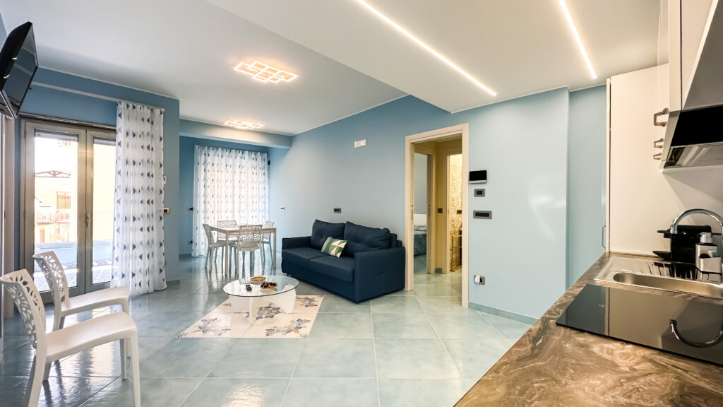 Soggiorno con cucina